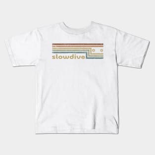 Slowdive Cassette Stripes Kids T-Shirt